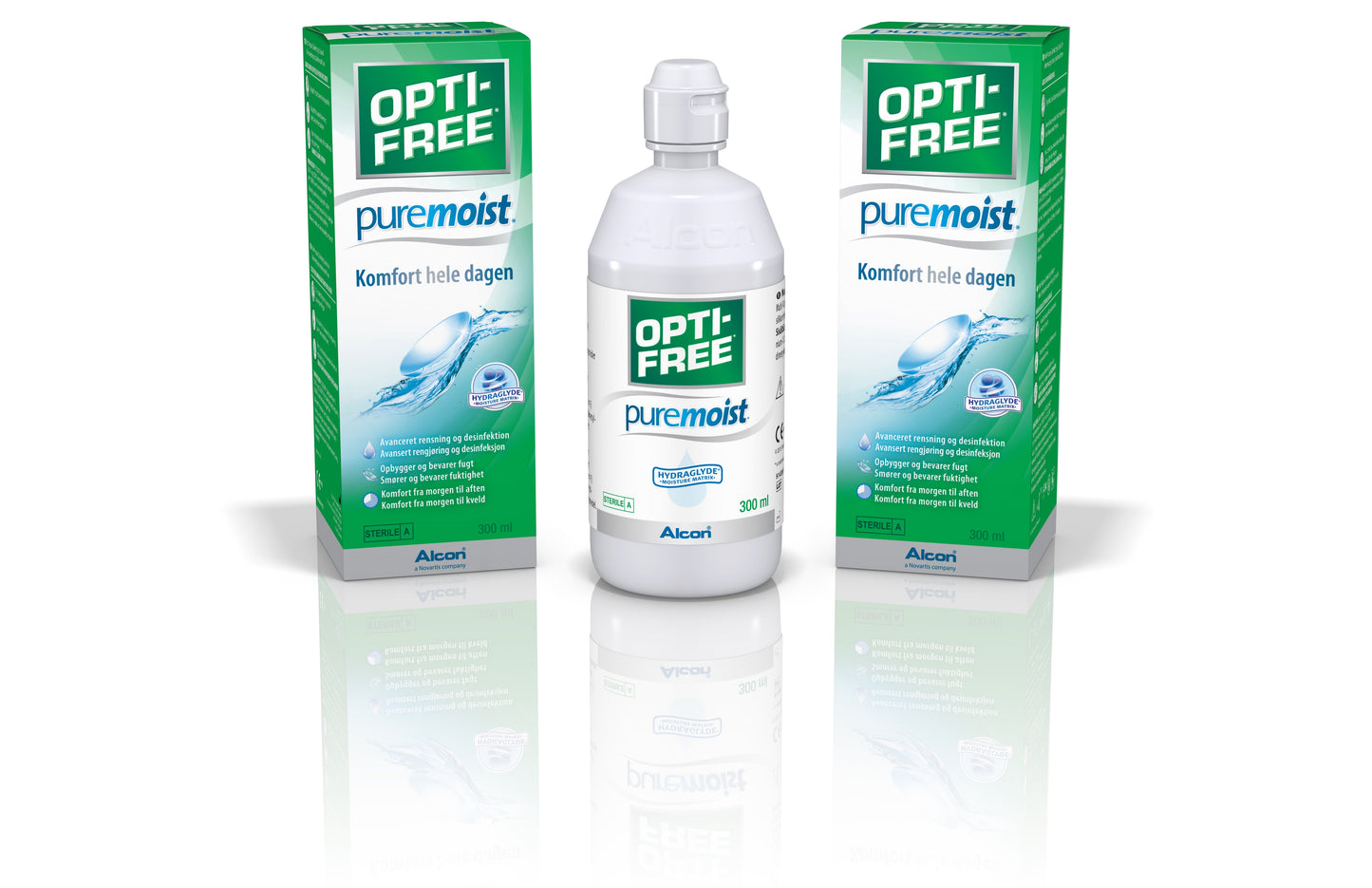 Opti-Free Pure Moist Rensevæske 300ml